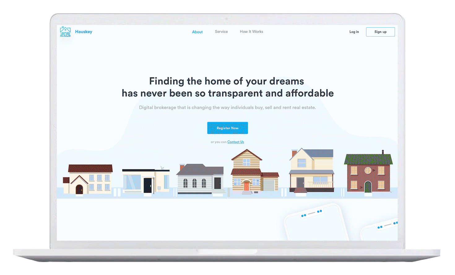 Haüskey website redesign